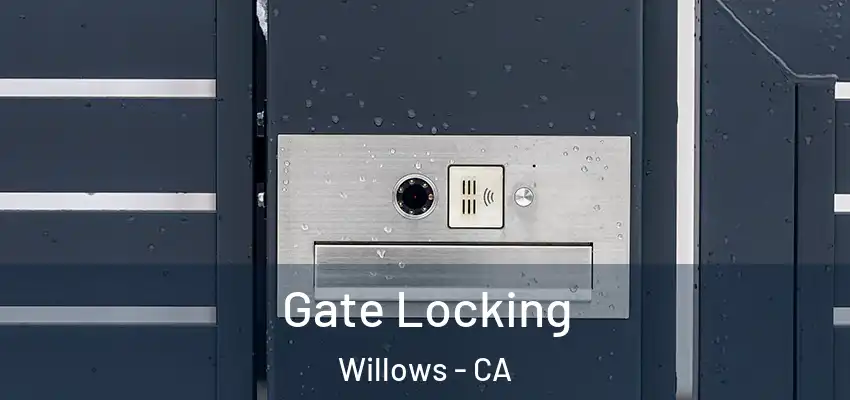 Gate Locking Willows - CA
