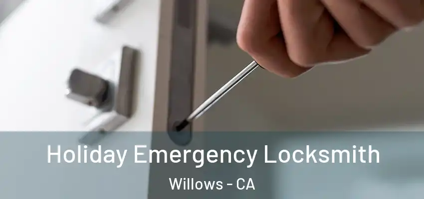  Holiday Emergency Locksmith Willows - CA