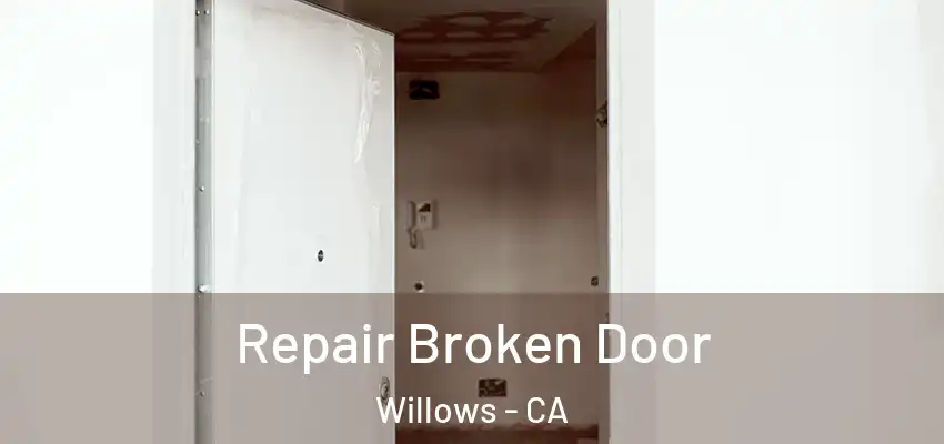 Repair Broken Door Willows - CA
